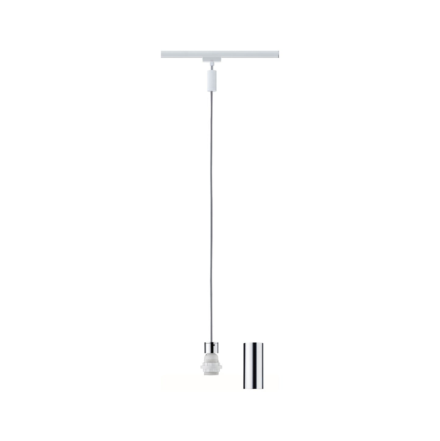 Paulmann Urail 2Easy Basic Pendel max 1x20W E27 Weiß/Chrom 230V Met/Kst