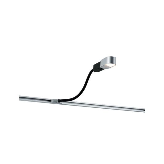 Paulmann URail Syst LED Leseleuchte Torch 1x5,5W Chrom matt 230V Met/Kst