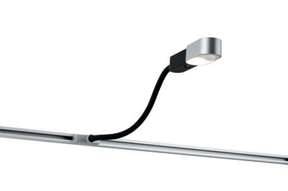 Paulmann URail Syst LED Leseleuchte Torch 1x5,5W Chrom matt 230V Met/Kst