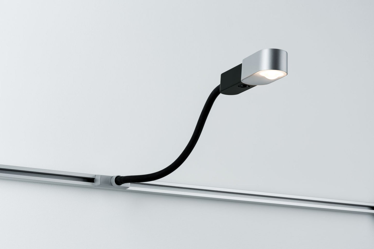 Paulmann URail Syst LED Leseleuchte Torch 1x5,5W Chrom matt 230V Met/Kst