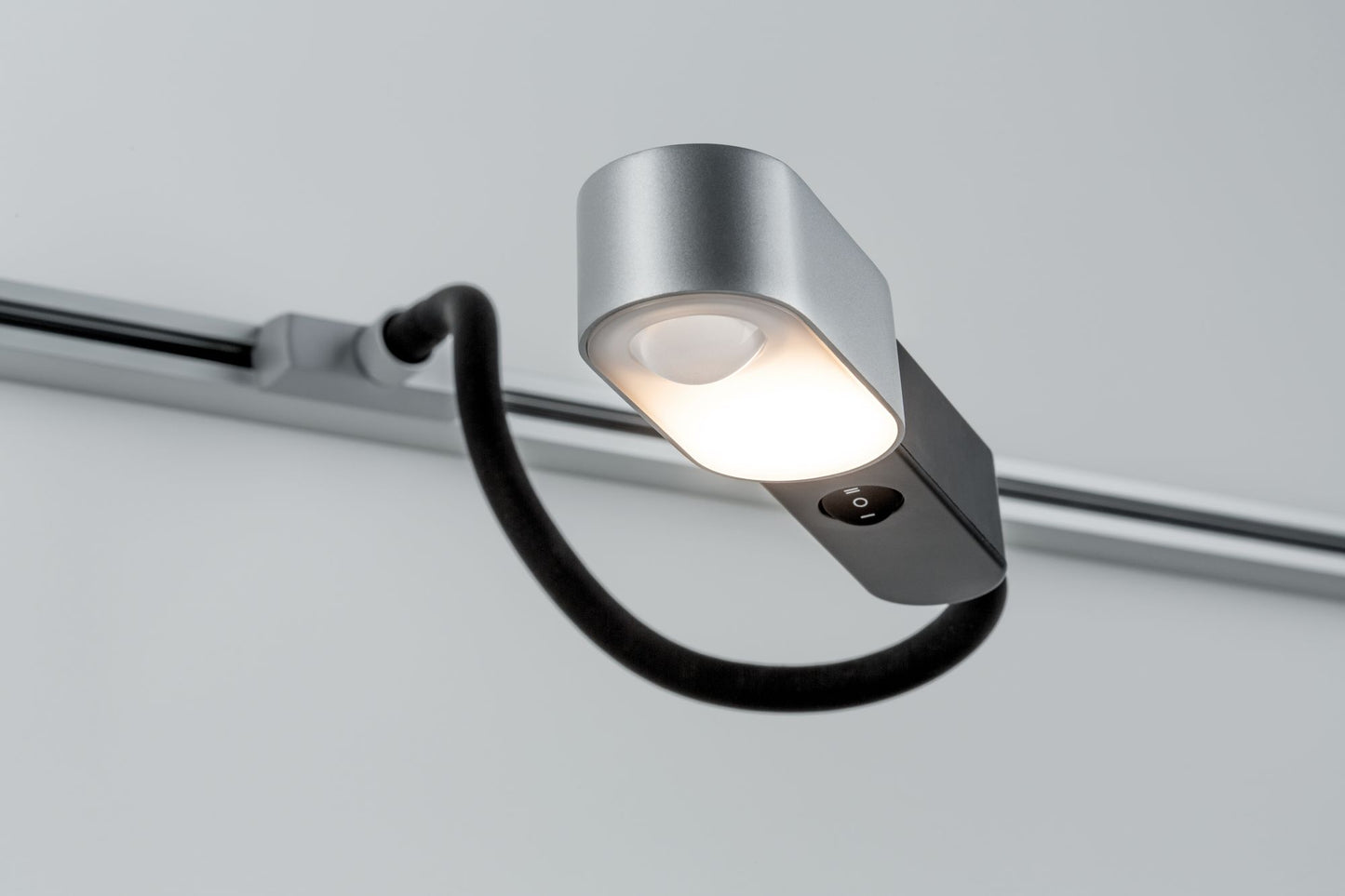 Paulmann URail Syst LED Leseleuchte Torch 1x5,5W Chrom matt 230V Met/Kst