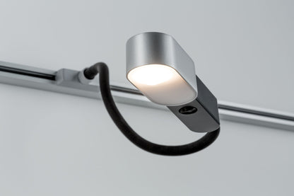 Paulmann URail Syst LED Leseleuchte Torch 1x5,5W Chrom matt 230V Met/Kst
