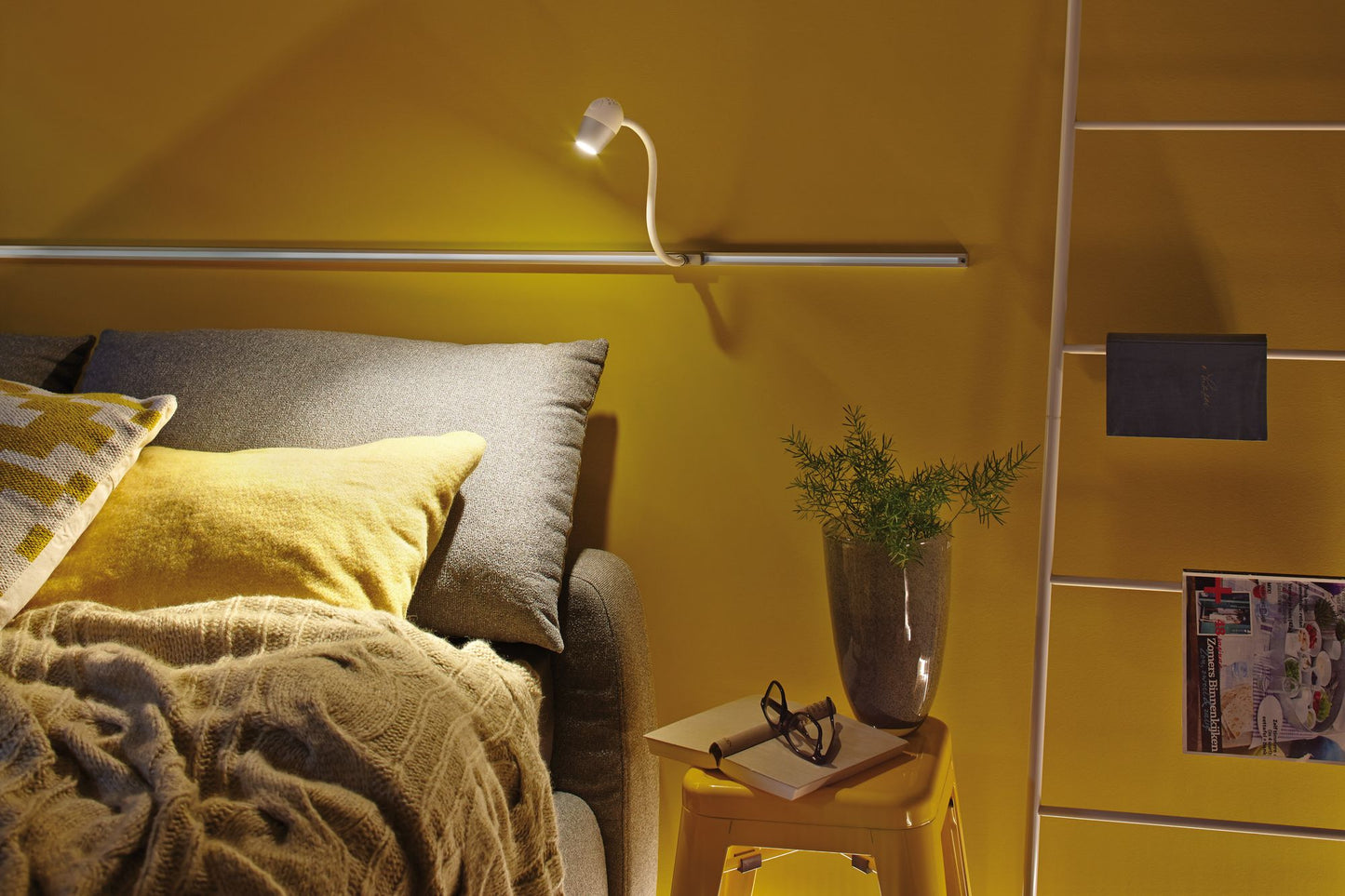 Paulmann URail System LED Leseleuchte Knob 1x5,5W Chrom matt 230V Met/Kst