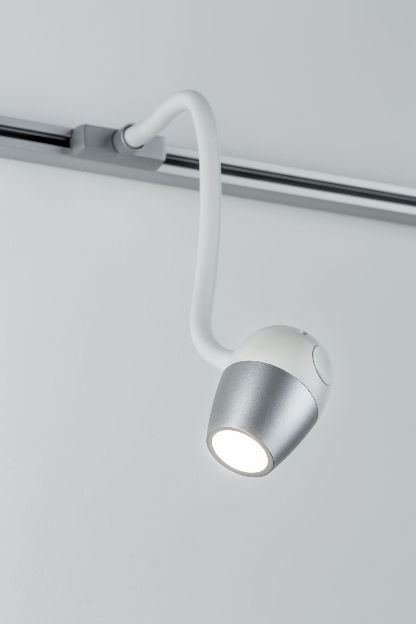 Paulmann URail System LED Leseleuchte Knob 1x5,5W Chrom matt 230V Met/Kst