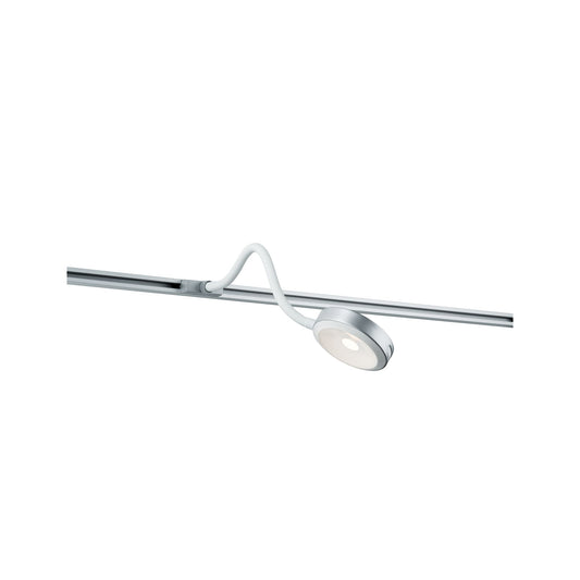 Paulmann URail Syst LED Leseleuchte Discus 1x5,5W Chrom matt 230V Met/Kst