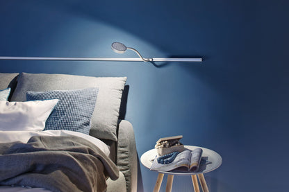 Paulmann URail Syst LED Leseleuchte Discus 1x5,5W Chrom matt 230V Met/Kst