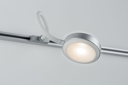 Paulmann URail Syst LED Leseleuchte Discus 1x5,5W Chrom matt 230V Met/Kst