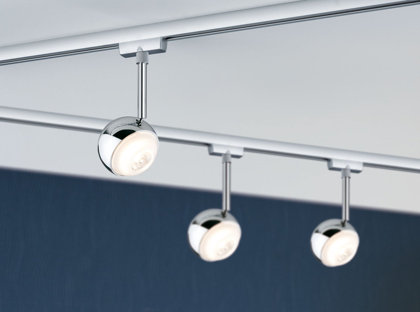 Paulmann URail System LED Spot Capsule II 1x6W Chrom matt/Chrom 230V Met/Kst dimmbar