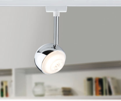 Paulmann URail System LED Spot Capsule II 1x6W Weiß/Chrom 230V Met/Kst dimmbar