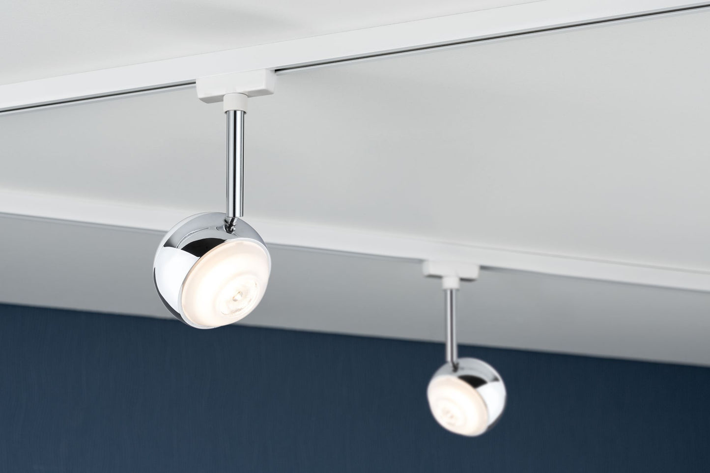 Paulmann URail System LED Spot Capsule II 1x6W Weiß/Chrom 230V Met/Kst dimmbar