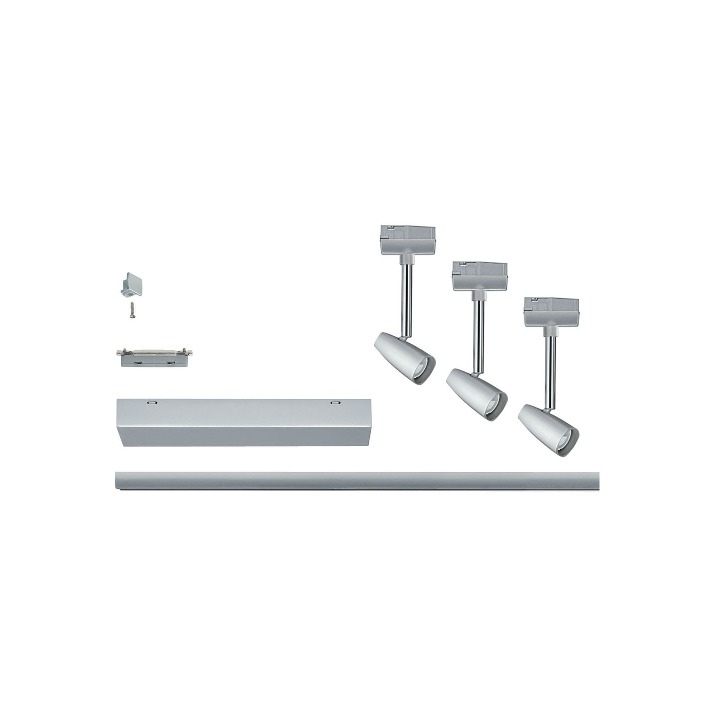 Paulmann URail Set Barelli max 3x10W GU10 Chrom matt/Chrom 230V Met/Kst 1m