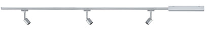 Paulmann URail Set Pure II max 3x10W GU10 Chrom matt/Chrom 230V Met/Kst 1m