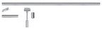 Paulmann URail Allround Pendant Basic max1000W Chrom matt 230V Metall