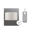 Paulmann Urail 2Easy Schirm Tessa max 50W Creme Stoff