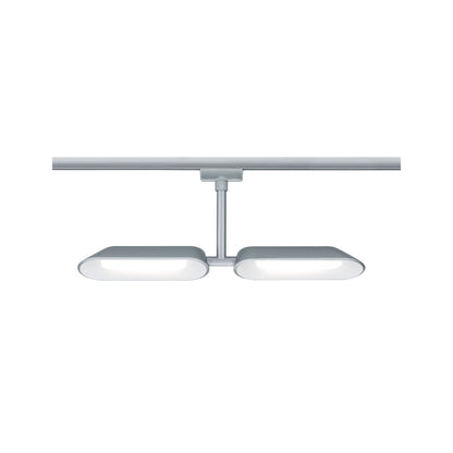Paulmann URail Systems Spot Dipper 2x8W Chrom matt/Weiß 230V Met/Kst dimmbar