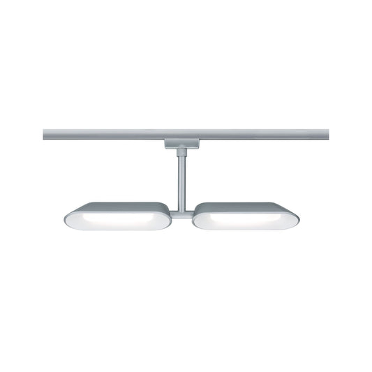 Paulmann URail Systems Spot Dipper 2x8W Chrom matt/Weiß 230V Met/Kst dimmbar