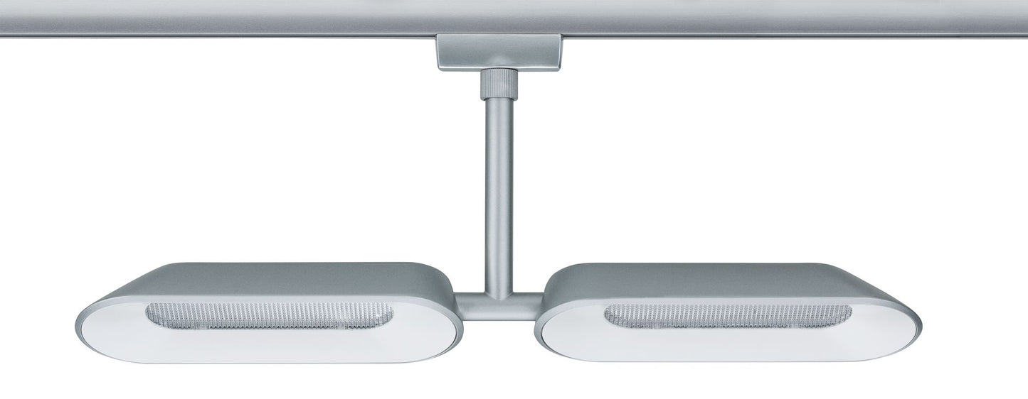 Paulmann URail Systems Spot Dipper 2x8W Chrom matt/Weiß 230V Met/Kst dimmbar