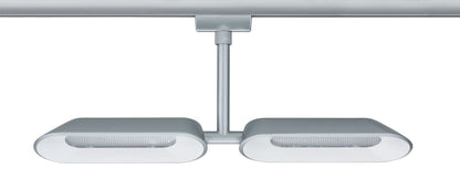 Paulmann URail Systems Spot Dipper 2x8W Chrom matt/Weiß 230V Met/Kst dimmbar