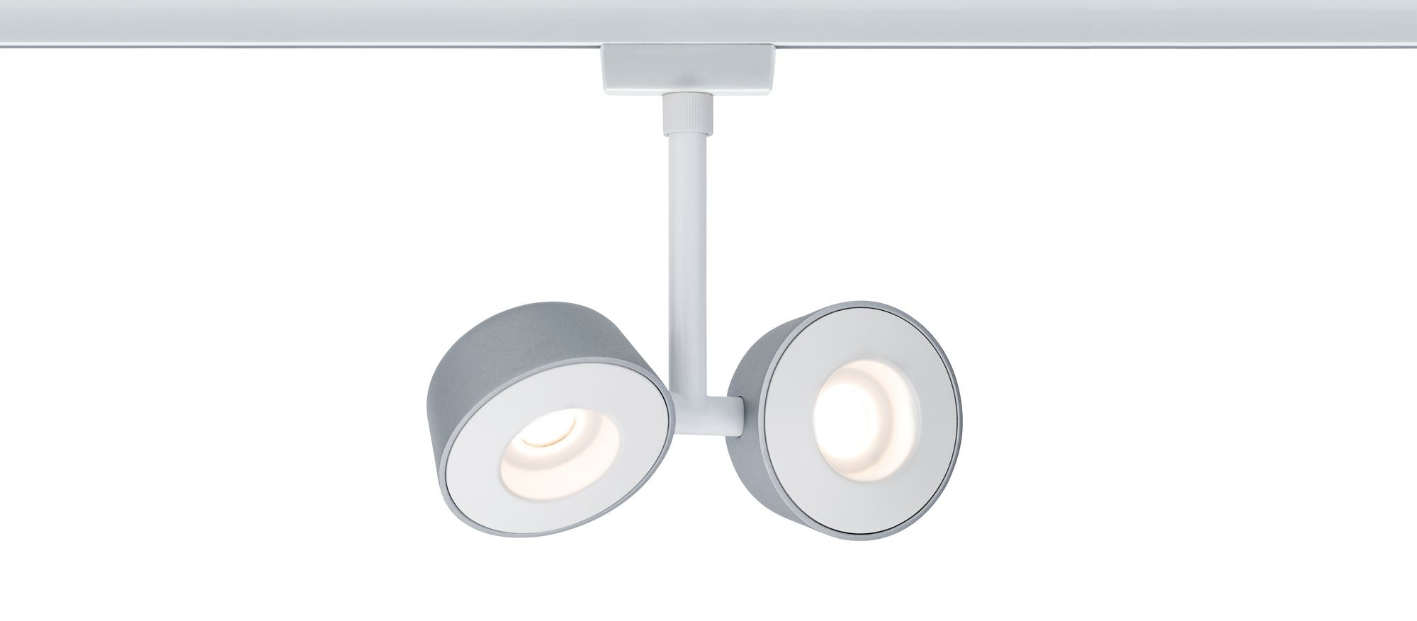 Paulmann URail Systems Spot Double Pellet 2x4W Weiß/Chrom matt 230V Met/Kst dimmbar