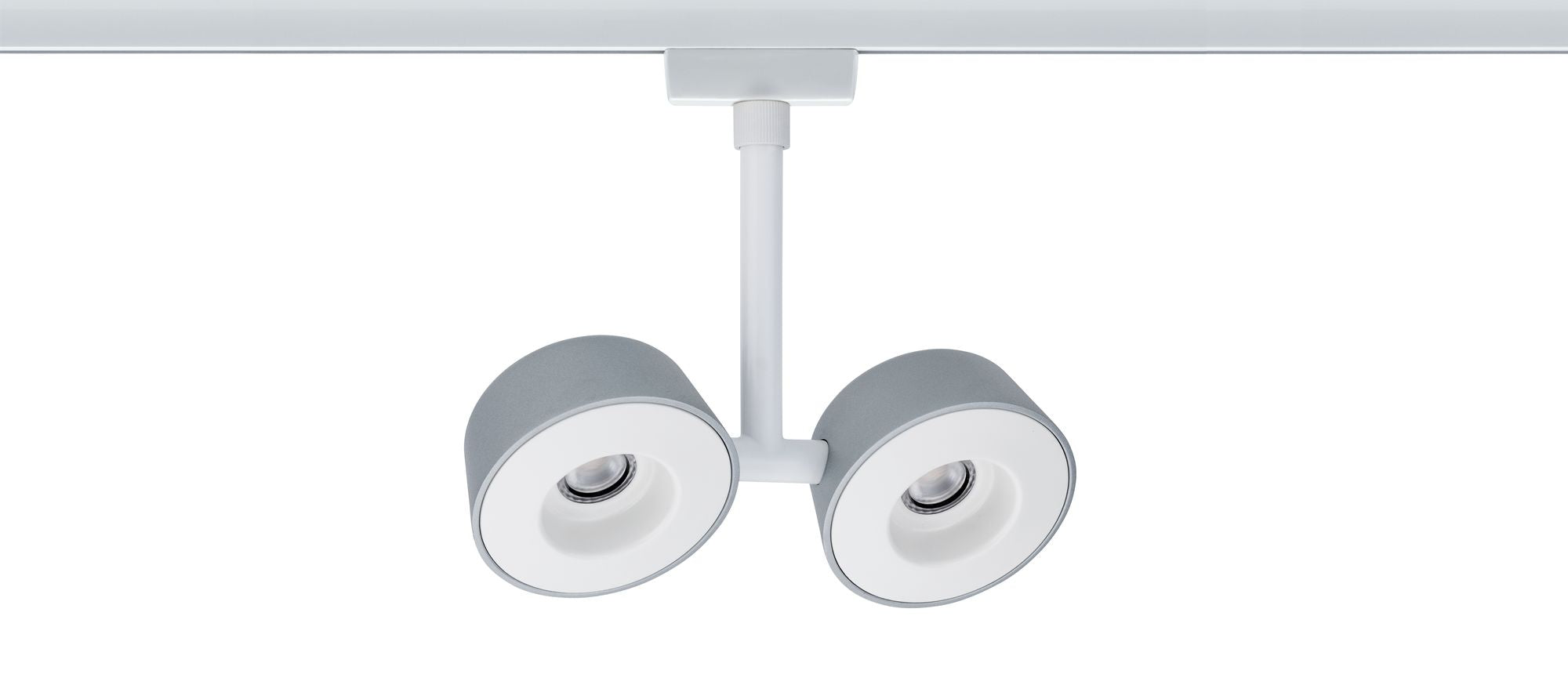 Paulmann URail Systems Spot Double Pellet 2x4W Weiß/Chrom matt 230V Met/Kst dimmbar