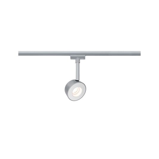 Paulmann URail Systems Spot Pellet 1x4W Chrom matt/Weiß 230V Met/Kst dimmbar