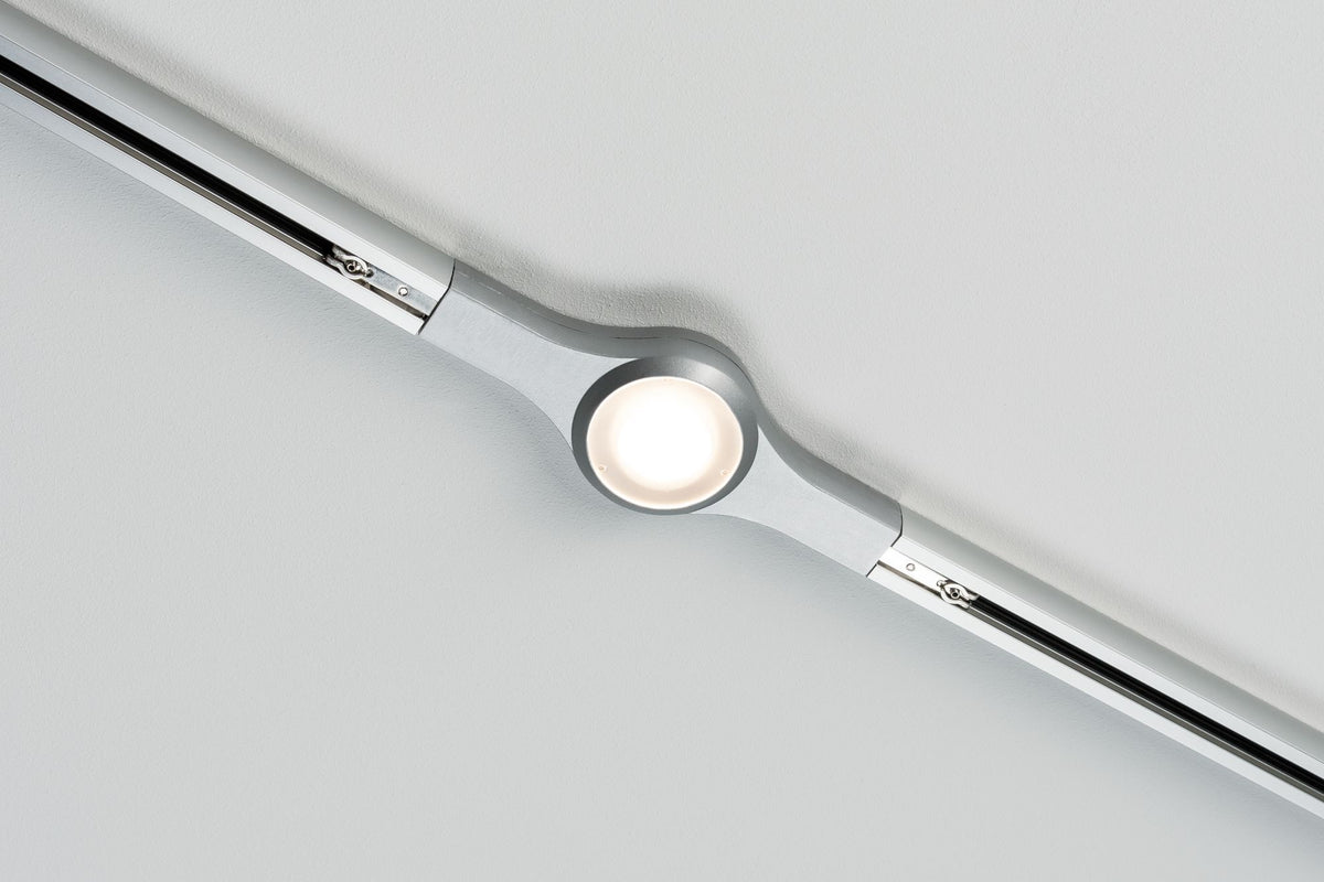 Paulmann URail System LED Linienverbinder 1x5,8W Chrom matt 230V Metall dimmbar