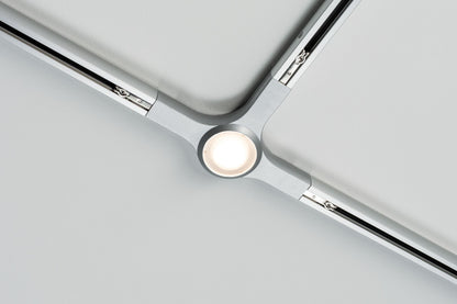 Paulmann URail System LED T-Verbinder 1x5,8W Chrom matt 230V Metall dimmbar