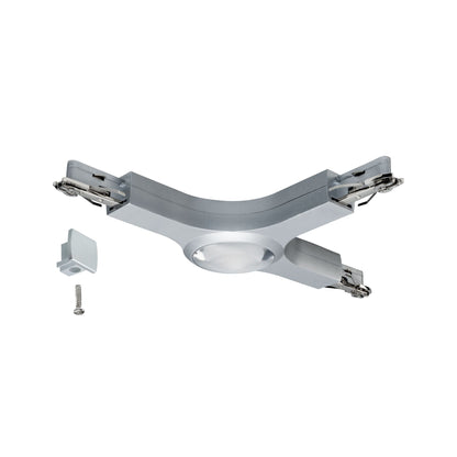 Paulmann URail System LED T-Verbinder 1x5,8W Chrom matt 230V Metall dimmbar
