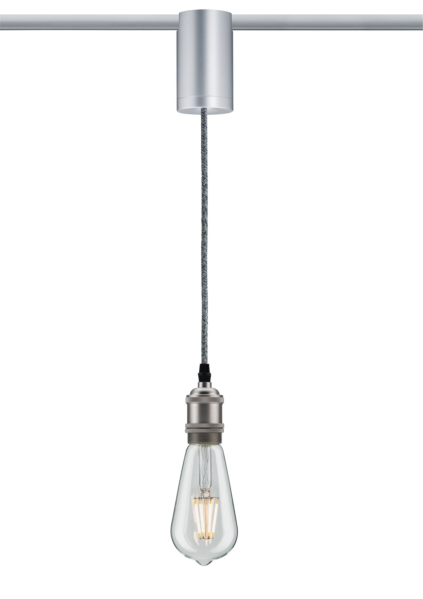 Paulmann URail Universal Pendel Adapter Chrom mat 230V Metall/Kunststoff