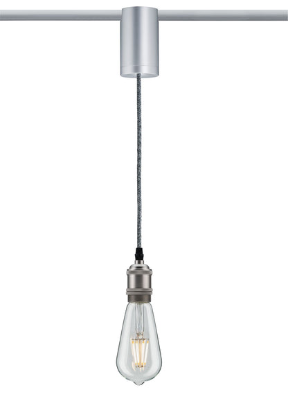 Paulmann URail Universal Pendel Adapter Chrom mat 230V Metall/Kunststoff