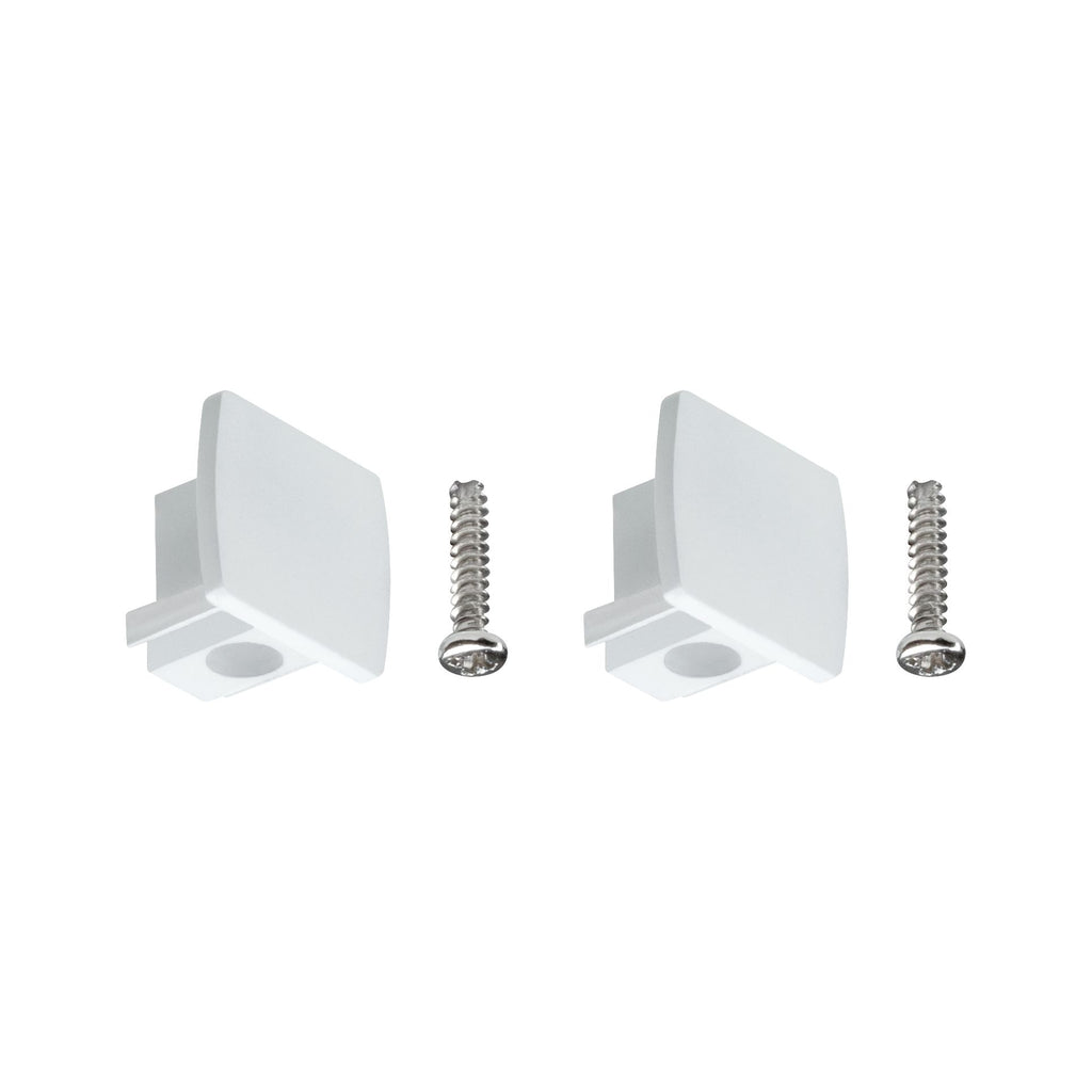 Paulmann URail Universal Endcap 2er Pack Weiß Kunststoff