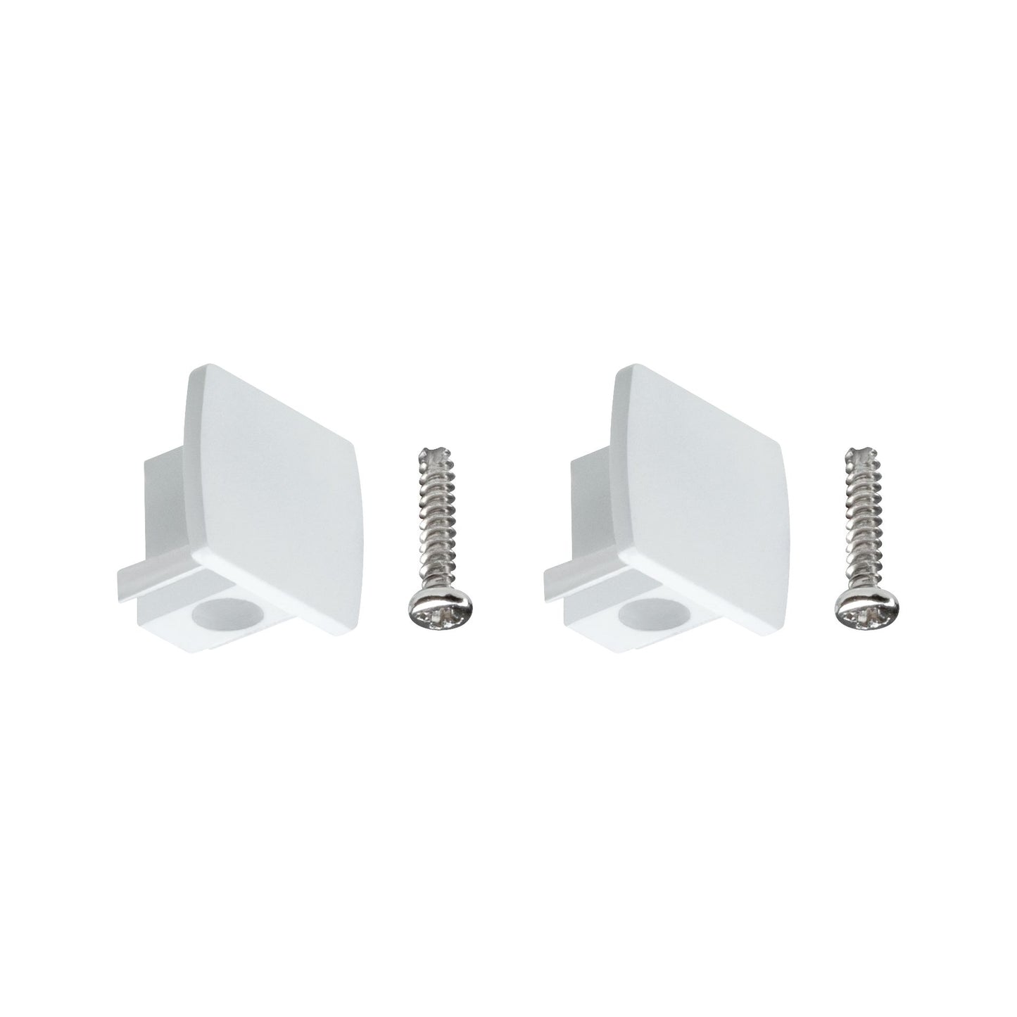 Paulmann URail Universal Endcap 2er Pack Weiß Kunststoff