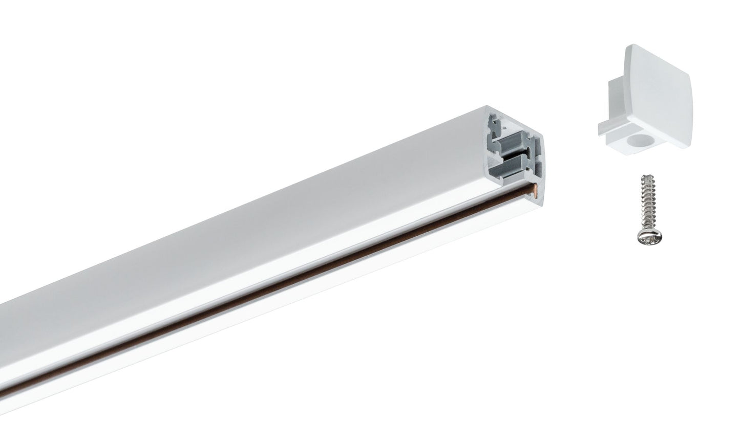 Paulmann URail Universal Endcap 2er Pack Weiß Kunststoff