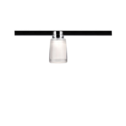 Paulmann URail Ceiling Safira 1x5,2W Chrom/Klar/Satin 230V Metall/Acryl