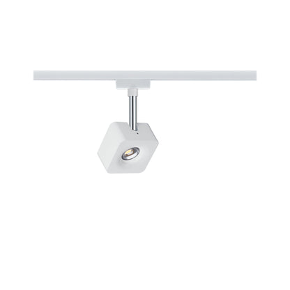 Paulmann URail Spot Cube 1x8W Weiß/ Chrom 230V Metall/Kunststoff dimmbar
