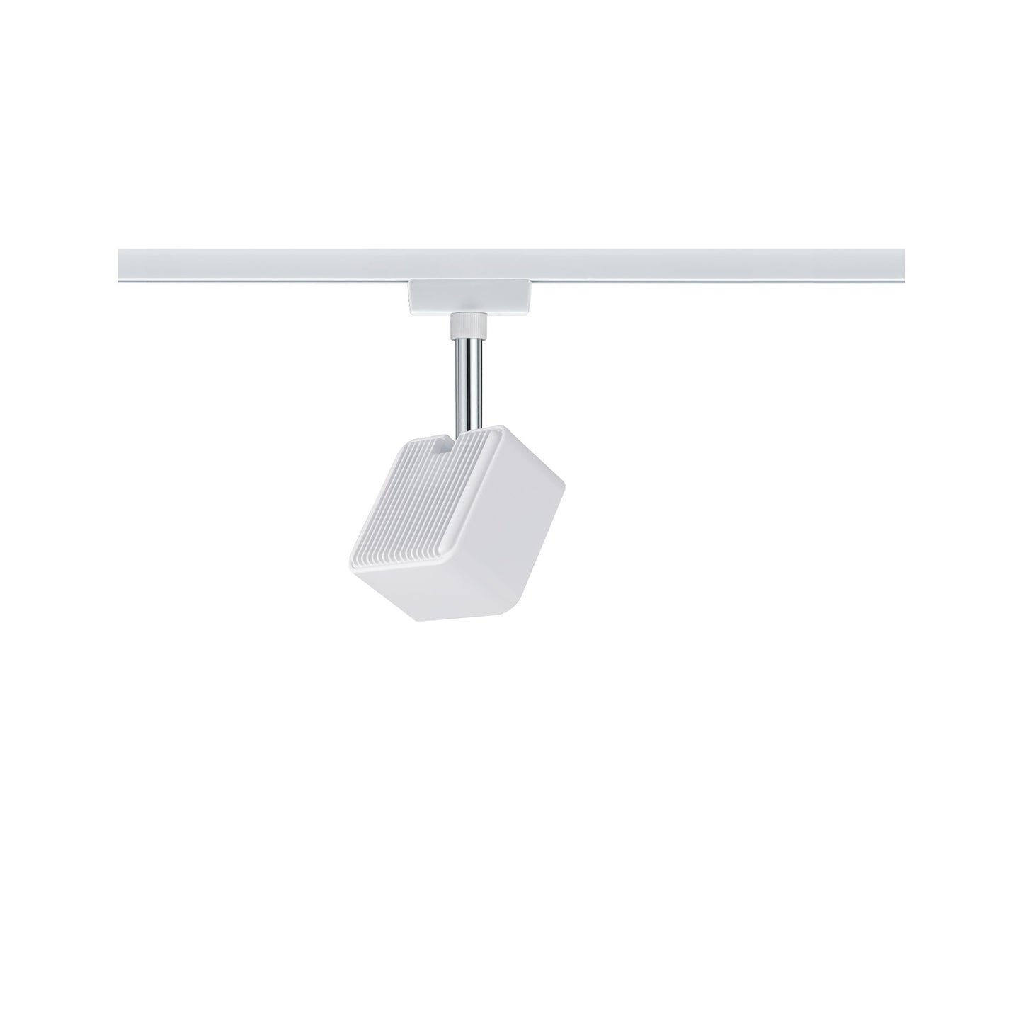 Paulmann URail Spot Cube 1x8W Weiß/ Chrom 230V Metall/Kunststoff dimmbar