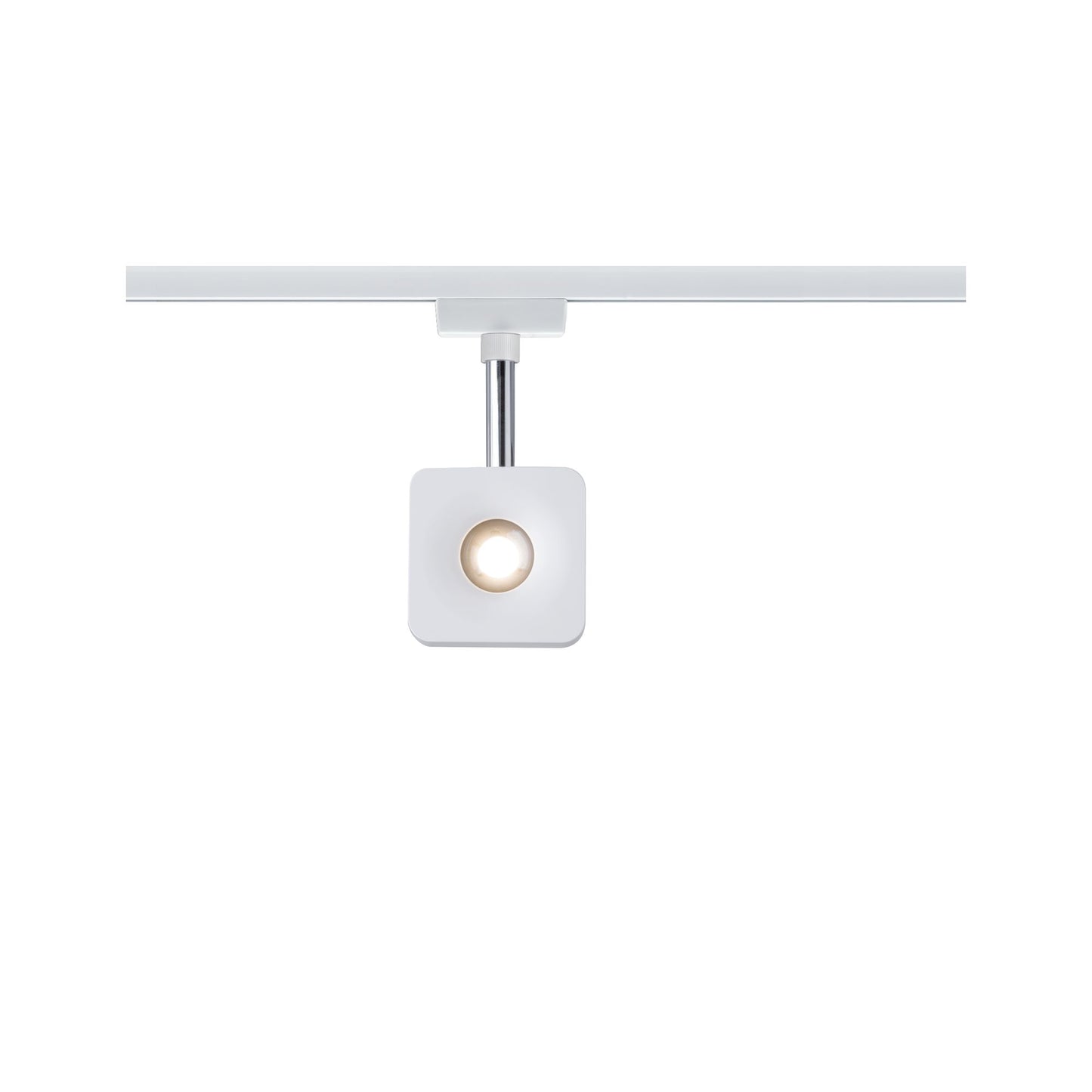 Paulmann URail Spot Cube 1x8W Weiß/ Chrom 230V Metall/Kunststoff dimmbar