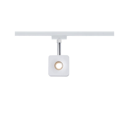 Paulmann URail Spot Cube 1x8W Weiß/ Chrom 230V Metall/Kunststoff dimmbar
