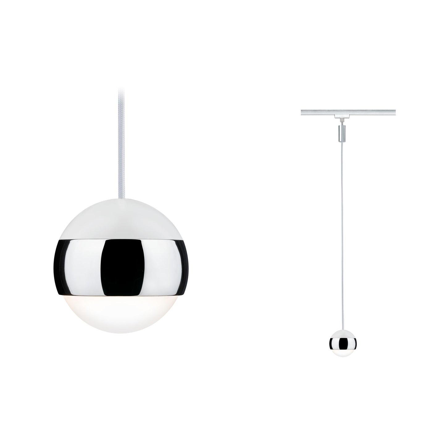 Paulmann VariLine Pendel Capsule II 1x6W Chrom Weiß matt 230V Metall/Kunststoff dimmbar