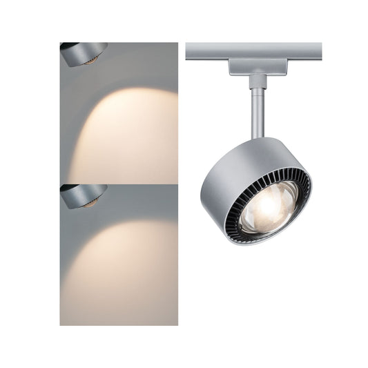 Paulmann URail LED Spot Aldan 1x9W Schwarz/Chrom matt dimmbar