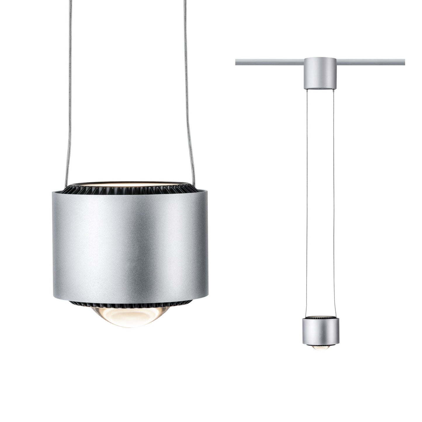 Paulmann URail LED Pendel Aldan 1-flammig 1x13W Schwarz/Chrom matt dimmbar