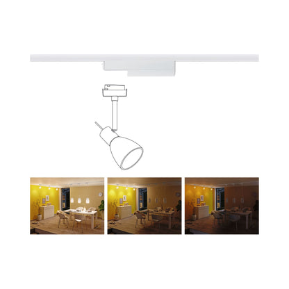 Paulmann URail Schienenadapter On/Off/Dimm  Smart Home Zigbee  166x20mm Weiß