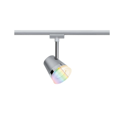 Paulmann Smart Home Zigbee URail Spot Cone RGBW Chrom matt 5,5W inkl. Leuchtmittel
