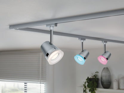 Paulmann Smart Home Zigbee URail Spot Cone RGBW Chrom matt 5,5W inkl. Leuchtmittel