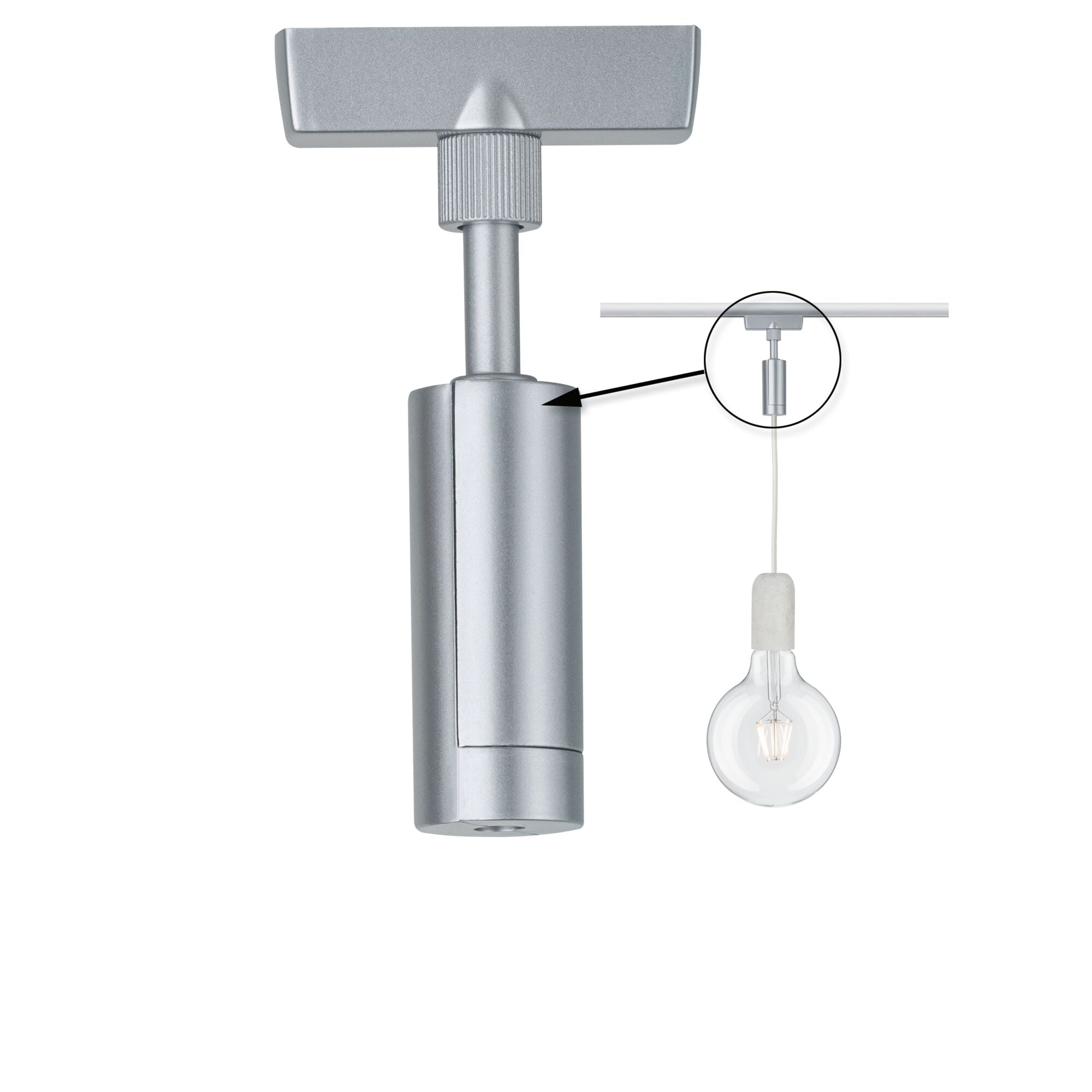 Paulmann URail Pendeladapter Universal 23mm 230V Chrom