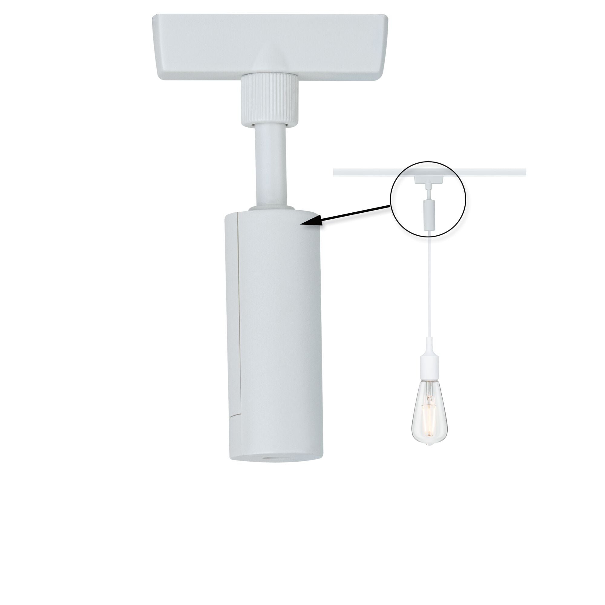 Paulmann URail Pendeladapter Universal 23mm 230V Weiß