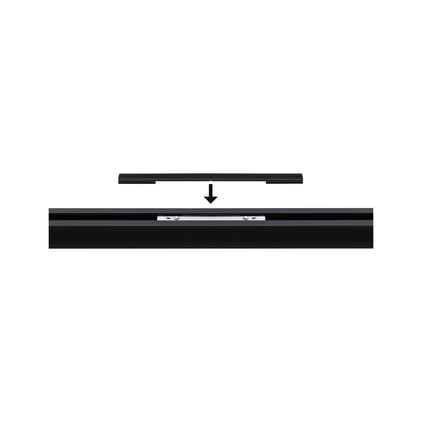 Paulmann URail Zubehör Connector-Inlay Schwarz,Transparent