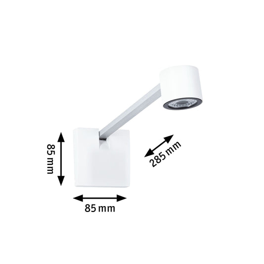 Paulmann LED Bilderleuchte Adelia   2700K 370lm 24V 4,5W dimmbar Alu gebürstet