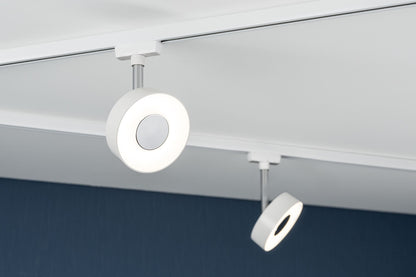 Paulmann URail LED Schienenspot Circle   160lm 5W 3000K dimmbar 230V Weiß