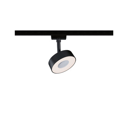 Paulmann URail LED Schienenspot Circle   160lm 5W 3000K dimmbar 230V Schwarz matt